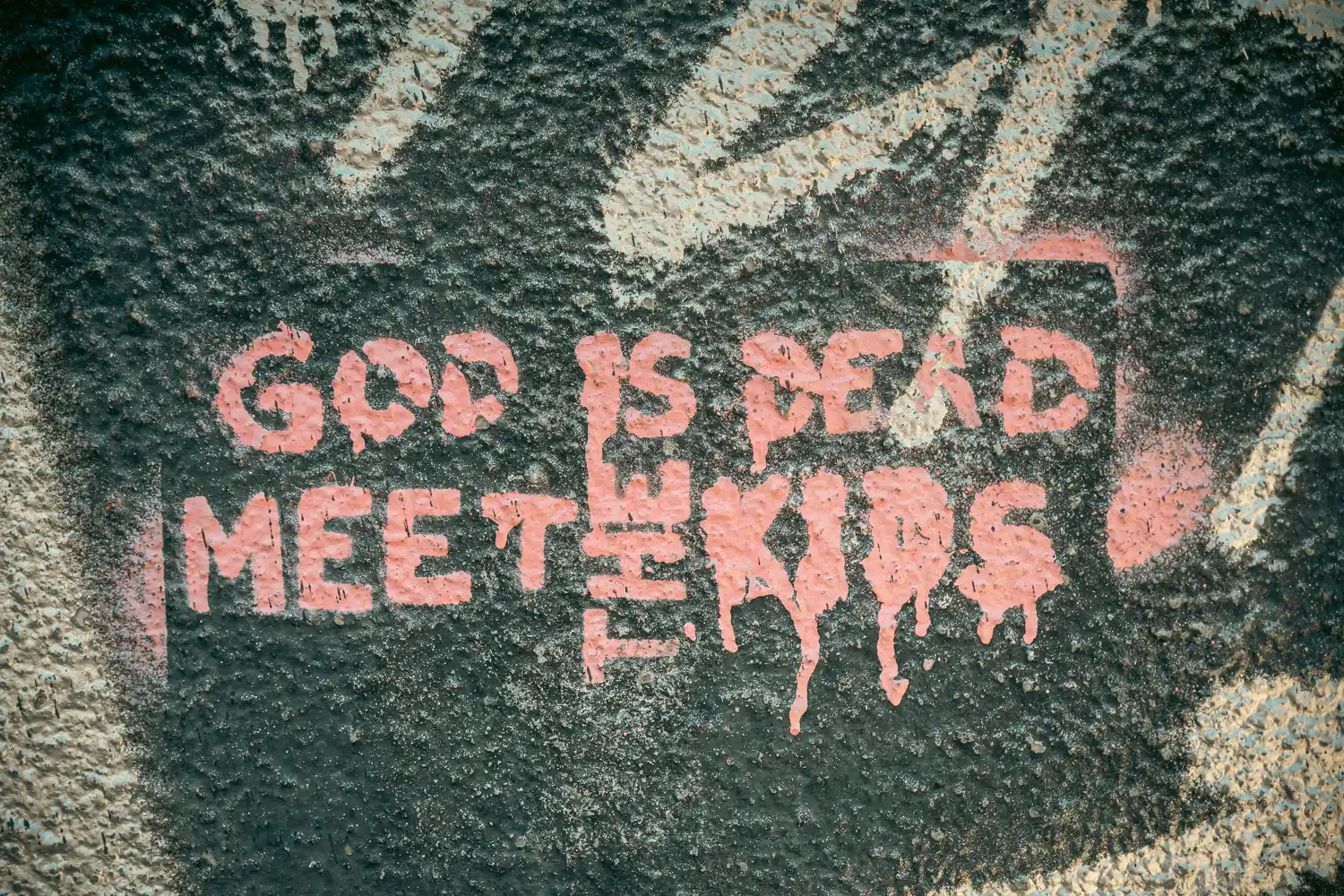 Graffiti in Bratislava; God is dead, meet the Kids
